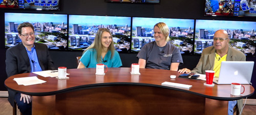 Perfusion education studio broadcast